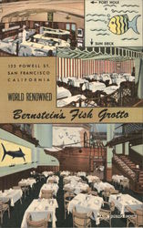 Bernstein's Fish Grotto Postcard