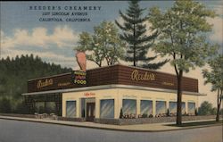 Reeder's Creamery Calistoga, CA Postcard Postcard Postcard