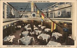 World Renowned Bernstien's Fish Grotto 123 Powell St. Postcard