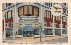 The Golden Pheasant - San Francisco's most Favorably Known Restaurant Postcard