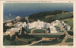 Veterans' Administration Facility, Fort Miley San Francisco, CA Postcard Postcard Postcard