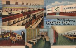 Greetings - The Downtown Bowl Postcard