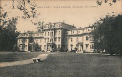 Mills Hall Mills College Postcard