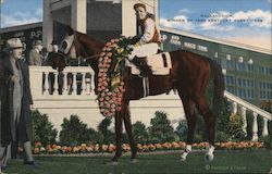 Gallahadion - Winner of 1940 Kentucky Derby Horse Racing Postcard Postcard Postcard