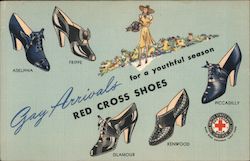 Red Cross Shoes - Gay Arrivals for a Youthful Season Postcard