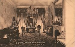 The Parlor, Theodore Roosevelt House 287 East 20th Street New York, NY Postcard Postcard Postcard