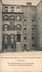 The Roosevelt House, 28th East Twentieth Street New York, NY Postcard Postcard Postcard