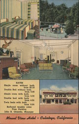 Mount View Hotel Calistoga, CA Postcard Postcard Postcard