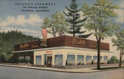 Reeder's Creamery Postcard