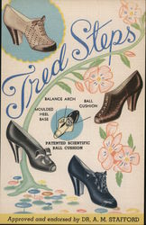 Tred-Steps Shoes Postcard