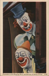 Funmakers with Ringling Bros and Barnum & Bailey Circus Postcard