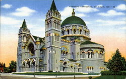 Catholic Cathedral St. Louis, MO Postcard Postcard