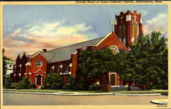 Sacred Heatr of Jesus Catholic Church Postcard