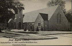 First Bapist Church Postcard