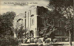 First Methodist Church, Located 5th And Pecific Postcard