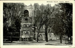 Methodist Church Canton, IL Postcard Postcard