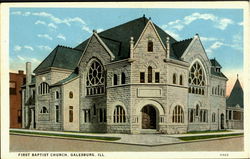 First Baptist Church Postcard