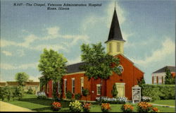 The Chapel , Veterans Administration Hospital Postcard