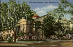 First Methodist Church Postcard