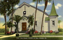 Post Chapel Orlando Air Base Florida Postcard Postcard