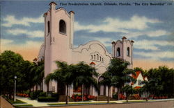 First Presbyterian Church Orlando, FL Postcard Postcard