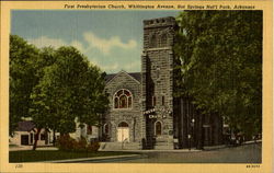 First Presbyterian Church Hot Springs, AR Hot Springs National Park Postcard Postcard