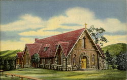 Our Lady Of The Mountains (Catholic) Church Postcard