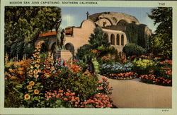 Mission San Juan Capistrano California Postcard Postcard