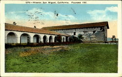 Mission San Miguel California Postcard Postcard