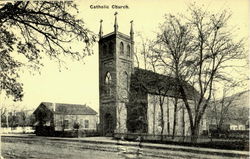 St. Joseph's Catholic Church Yreka, CA Postcard Postcard