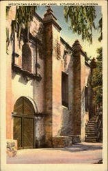 Mission San Gabrrial Arcangel Los Angeles, CA Postcard Postcard