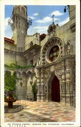 St. Francis Chapel, Mission Inn Riverside, CA Postcard Postcard