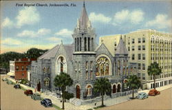 First Baptist Church Jacksonville, FL Postcard Postcard