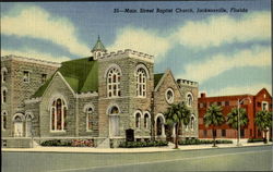 Main Street Baptist Church Jacksonville, FL Postcard Postcard