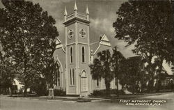 First Methodist Church Postcard