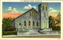 C-2 Methodist Church Postcard