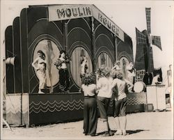 Moulin Rouge Stage at Sonoma County Fair 1946 California Original Photograph Original Photograph Original Photograph