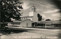 View of Methodist Church Postcard