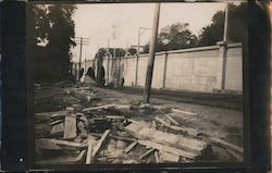 View of Train Tracks Postcard