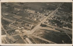 Aerial view of Washington Ave. Petaluma, CA Postcard Postcard Postcard