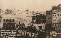 Bella Union, Famous Concert Hall in 1856, Kearny & Washington Sts. San Francisco, CA Postcard Postcard Postcard