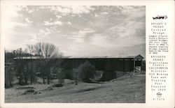 Knight's Ferry Covered Bridge Postcard