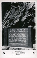 Oldest Rocks of Yosemite Region Postcard