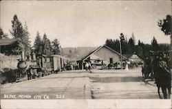 Depot Nevada City, CA Postcard Postcard Postcard