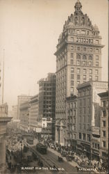 Market Street & The Call Building San Francisco, CA Postcard Postcard Postcard