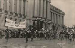 California Bunch Parade in 1923 San Francisco, CA H.W. Steward Postcard Postcard Postcard