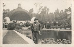 Man On Crutches, California Pacific Exposition San Francisco, CA 1915 Panama-Pacific Exposition Postcard Postcard Postcard