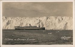 S.S. Yukon at Columbia Glacier Boats, Ships Postcard Postcard Postcard