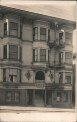 Photo of Front of 4-Story Building "Laguna" San Francisco, CA Postcard Postcard Postcard