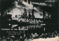 "Pageant of Fire Mountain" On the Russian RIver Guerneville, CA Postcard Postcard Postcard